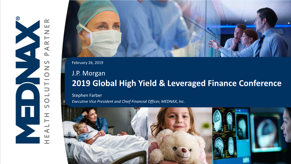 J.P. Morgan 2019 Global High Yield & Leveraged Finance Conference