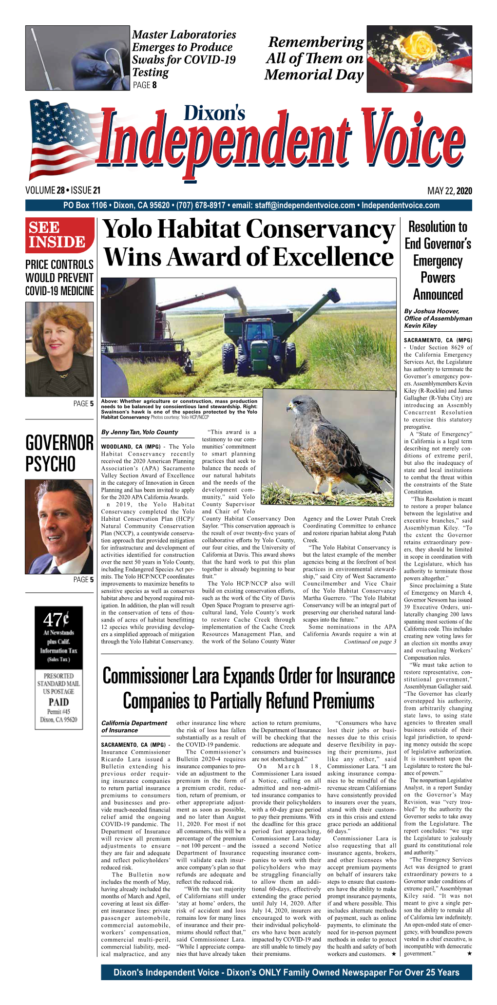 Yolo Habitat Conservancy Wins Award of Excellence