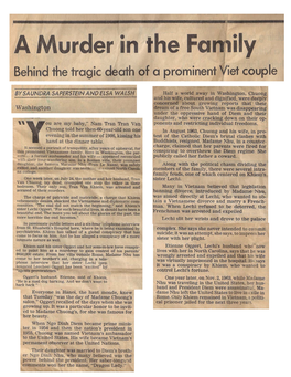 A Murder in the Family