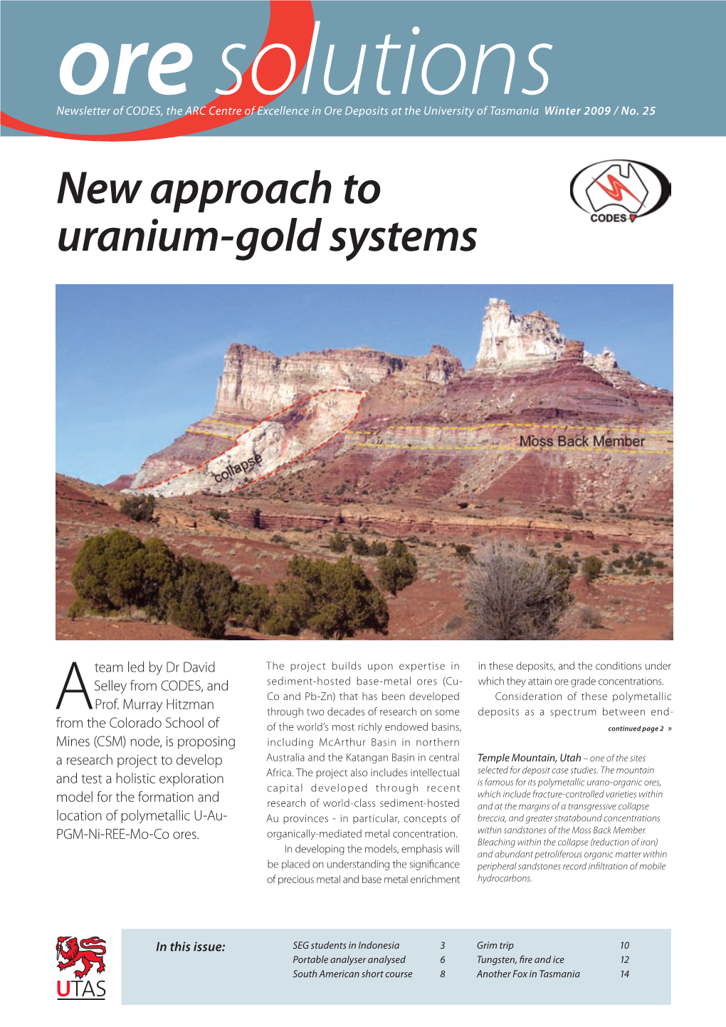 New Approach to Uranium-Gold Systems