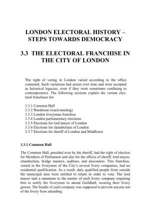 City of London Liveryman Franchise