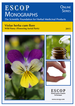 Wild Pansy (Flowering Aerial Parts) 2015