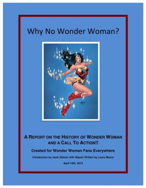 Why No Wonder Woman?