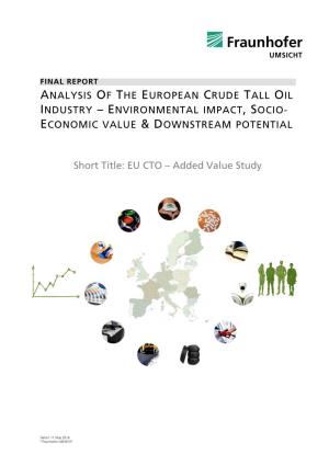 EU CTO – Added Value Study