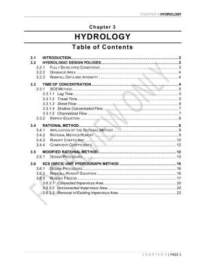 Stormwater Design Manual Chapter Three