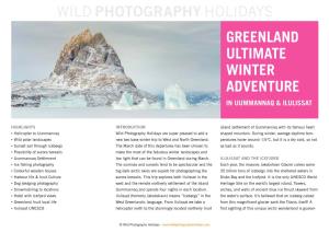 Greenland Ultimate Winter Adventure in Uummannaq & Ilulissat