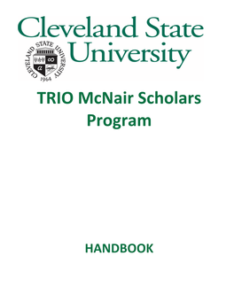 TRIO Mcnair Scholars Program