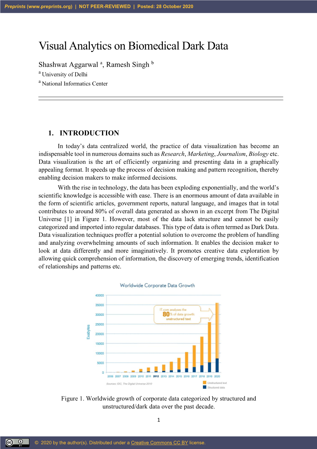 Visual Analytics on Biomedical Dark Data