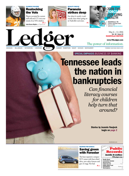 Tennessee Leads the Nation in Bankruptcies Can Financial Literacy Courses for Children Help Turn That Around?