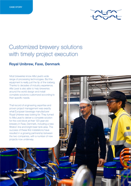 Customized Brewery Solutions with Timely Project Execution