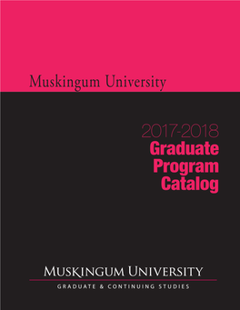 2017-18 Graduate Catalog
