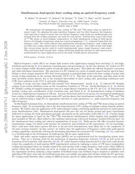 Simultaneous Dual-Species Laser Cooling Using an Optical Frequency Comb