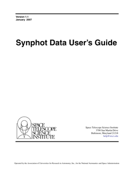 Synphot Data User's Guide