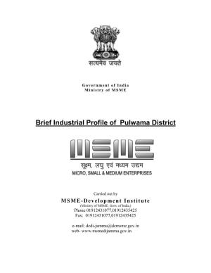 Brief Industrial Profile of Pulwama District