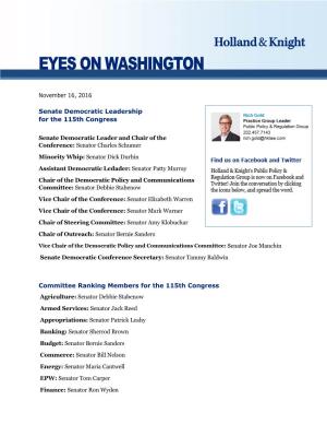 Eyes on Washington