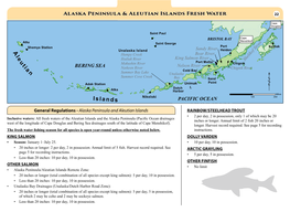Aleutian Islands and Alaska Peninsula Fresh Waters