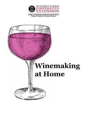 Winemaking at Home Contents