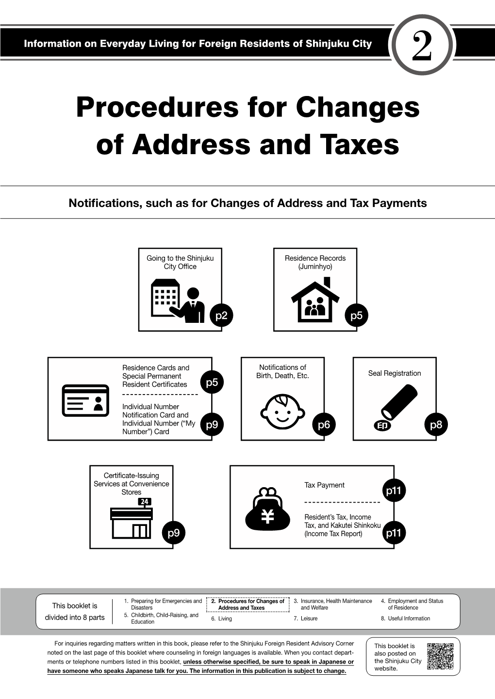 Procedures for Changes of Address and Taxes