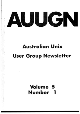 Allan Unix Newsletter