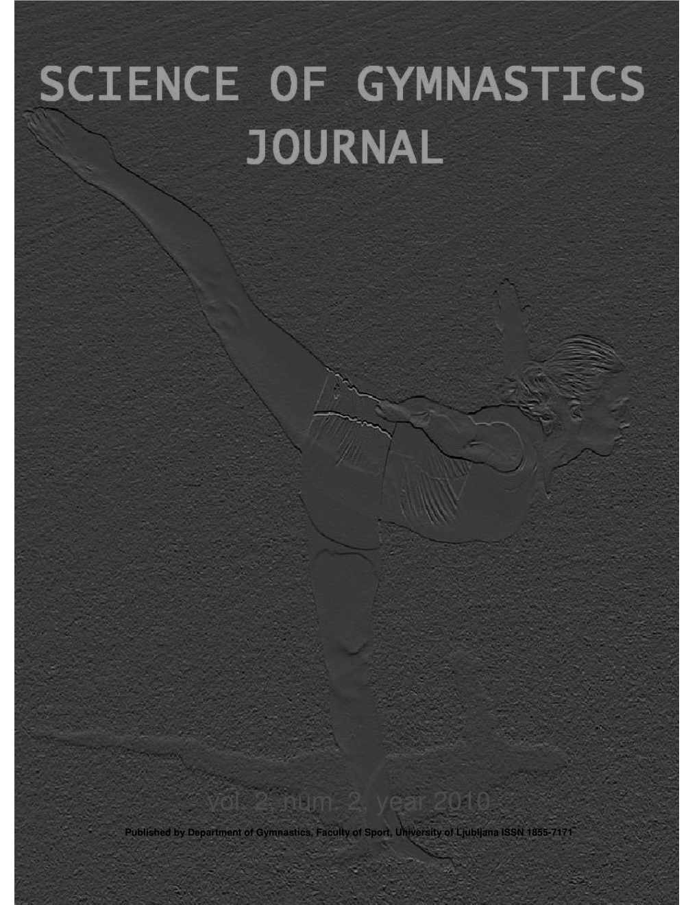 The Whole Science of Gymnastics Journal Vol.2, Num.2, 2010