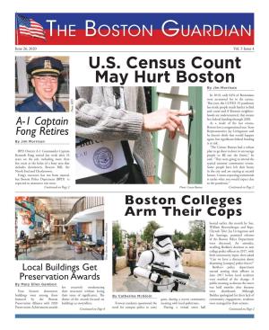 U.S. Census Count May Hurt Boston by Jim Morrison