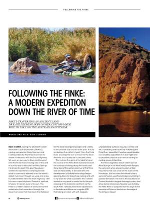 Following the Finke: a Modern Expedition Down the River of Time