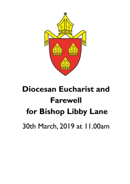 Diocesan Eucharist and Farewell for Bishop Libby Lane
