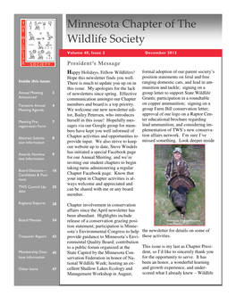 Minnesota Chapter of the Wildlife Society