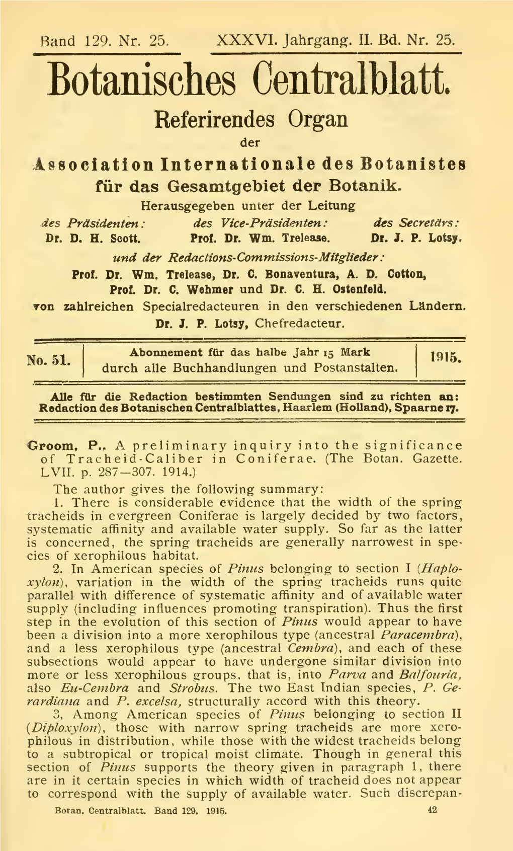 Botanisches Zentralblatt