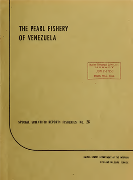 26. the Pearl Fishery of Venezuela