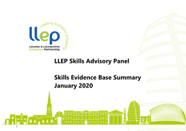 Skills Evidence Base Summary January 2020