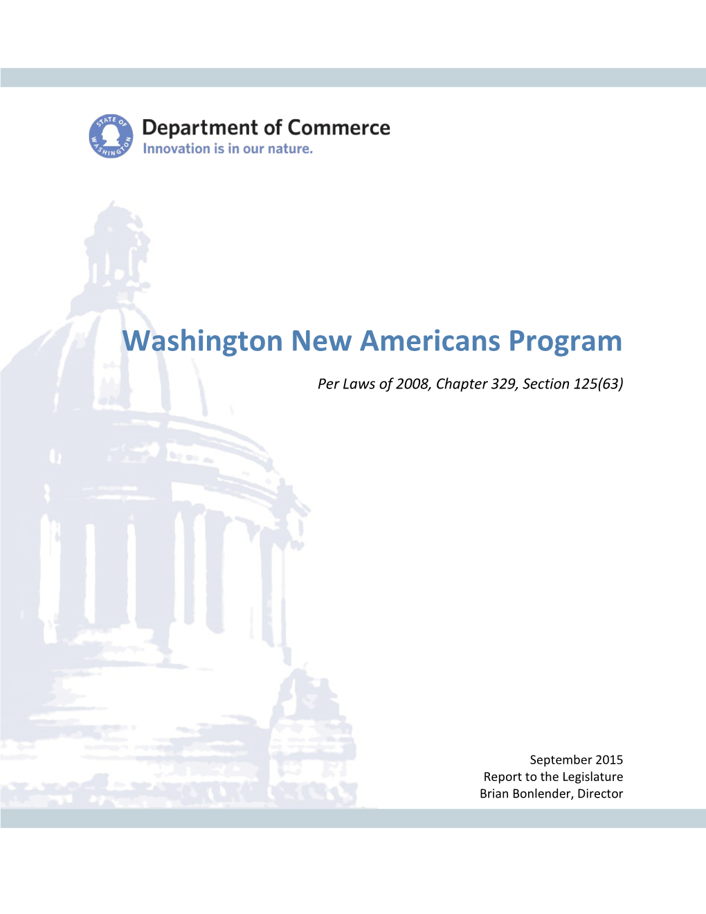 Washington New Americans Program