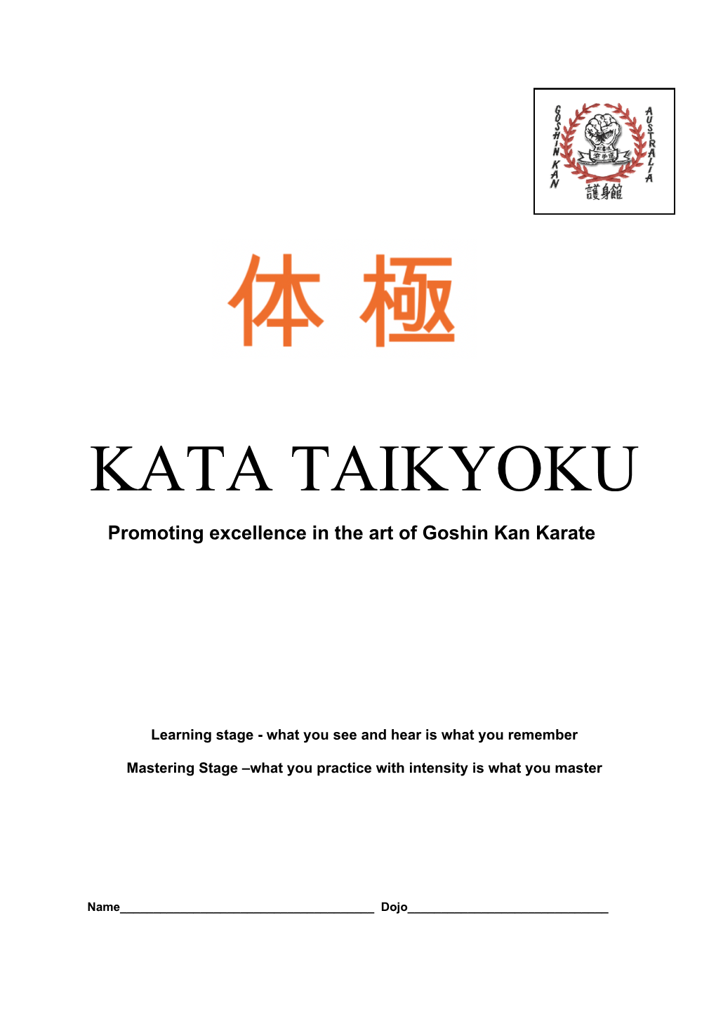 Kata Taikyoku