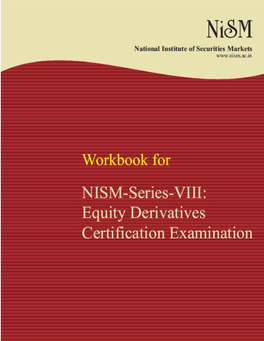 Workbook for NISM-Series-VIII: Equity Derivatives Certification Examination