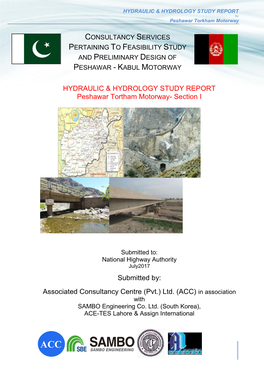 HYDRAULIC & HYDROLOGY STUDY REPORT Peshawar Tortham