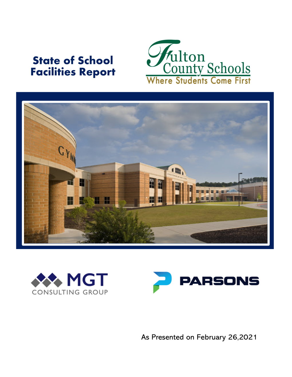 State of School Facilities Report