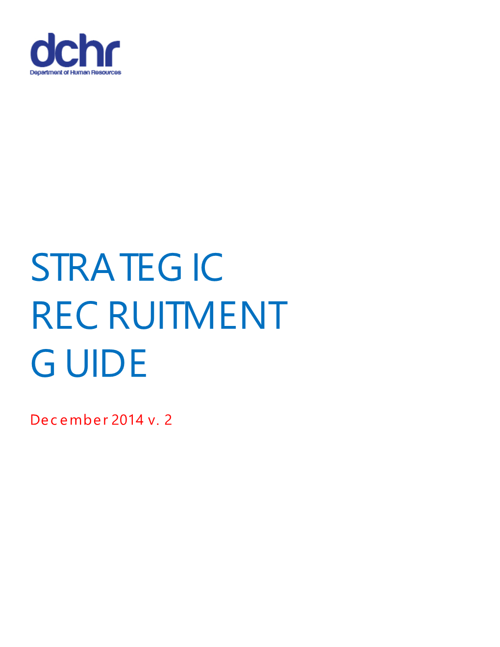 Strategic Recruitment Guide