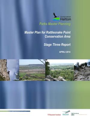 Master Plan for Rattlesnake Point Conservation Area Stage Three
