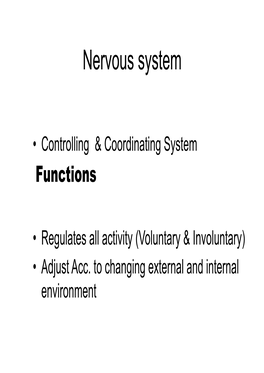 Gen Anat-Nervous System