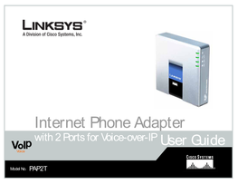 Cisco PAP2T Internet Phone Adapter with 2 Ports for Voip User Guide
