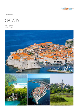 Croatian Islands Experience Holidays