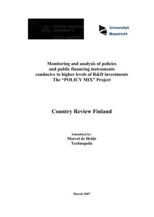 Country Review Finland