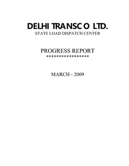 Delhi Transco Ltd. State Load Dispatch Center