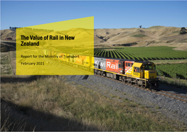 The Value of Rail in New Zealand