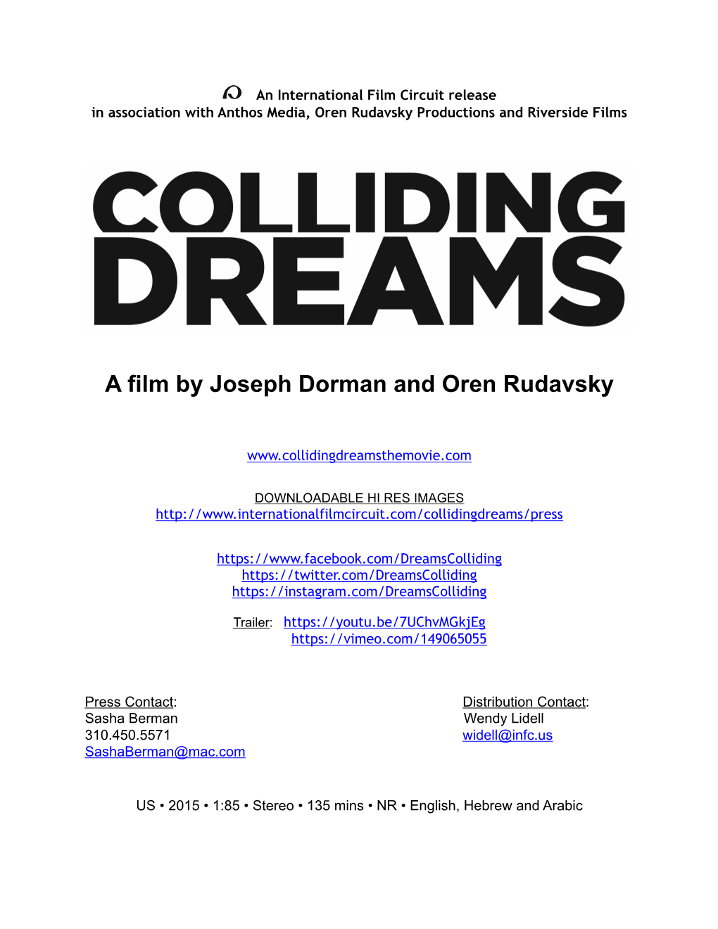 A Film by Joseph Dorman and Oren Rudavsky