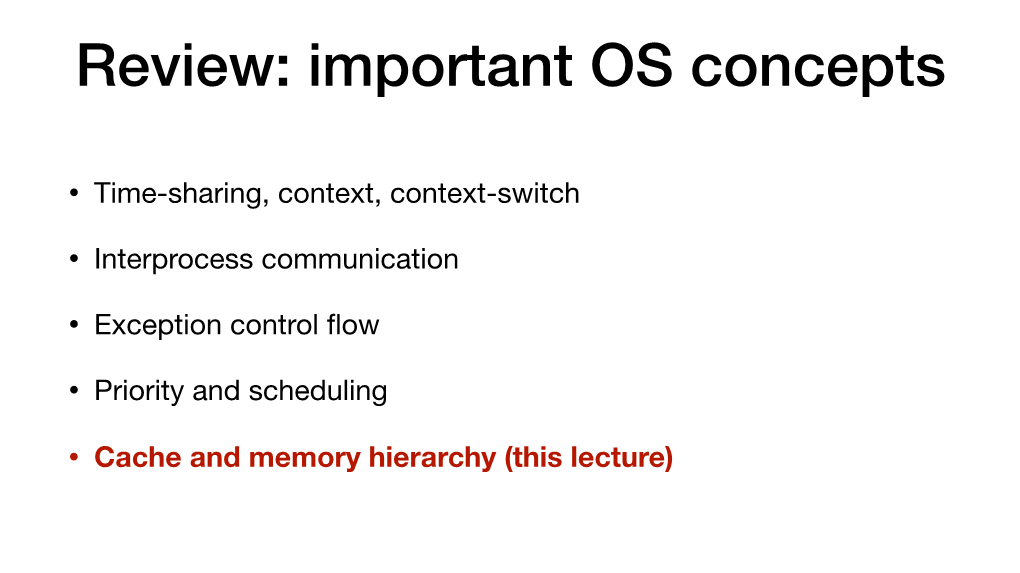 Cache & Memory Hierarchy