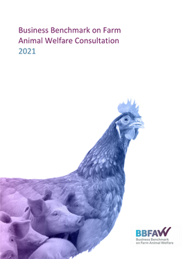 Business Benchmark on Farm Animal Welfare Consultation 2021