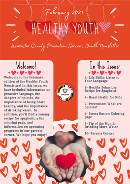February 2021 Healthy Youth Newsletter