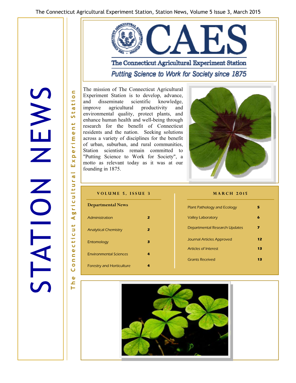 Station News March 2015