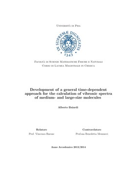 Development of a General Time-Dependent Approach for the Calculation of Vibronic Spectra of Medium- and Large-Size Molecules